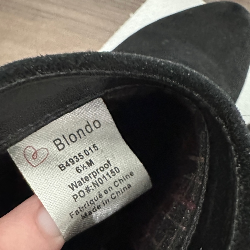 Blondo USA waterproof bootie 6.5 black - Picture 7 of 7